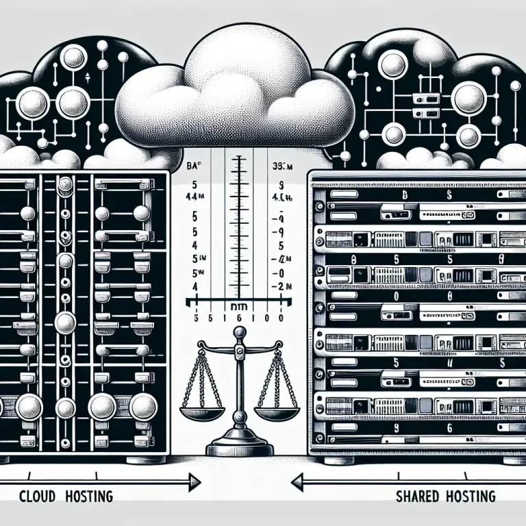 cloud hosting vs shared hosting